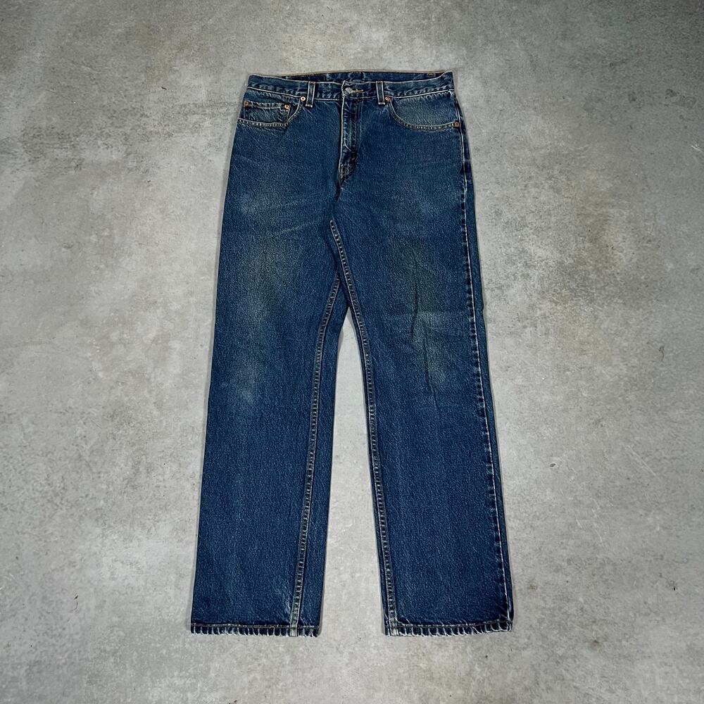 Levi's 505 Regular Fit Straight Leg Jeans Mens 33x32 2000's Classic 100% Cotton